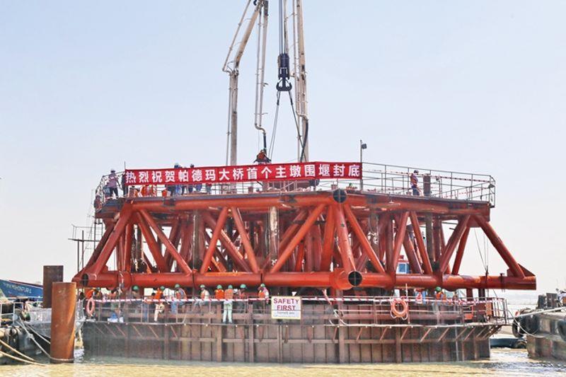 围堰封底-大桥局 围堰封底-大桥局